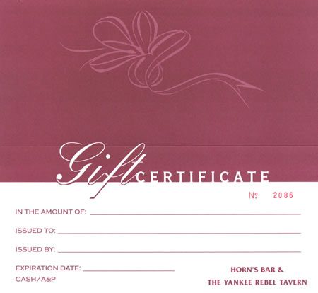 Gift Certificate